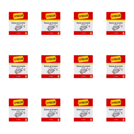 TOPSELLER Kasza gryczana prażona 4x100g X12